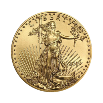 Gold 1/10 troy ounce American Eagle coin