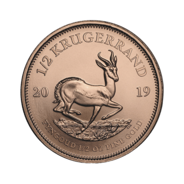 1/2 Troy ounce gold Krugerrand coin