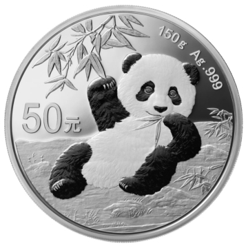 150 Gram zilveren munt Panda 2020