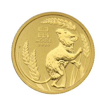 1/10 troy ounce gouden Lunar munt 