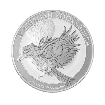 1 Kilo silver coin Kookaburra 2018 