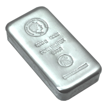 Cook Islands 1 kilo silver bar coin