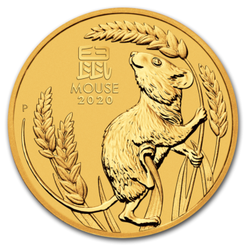 1/10 Troy ounce gold coin Lunar 2020