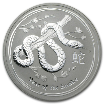 1 troy ounce zilver Lunar munt 2013