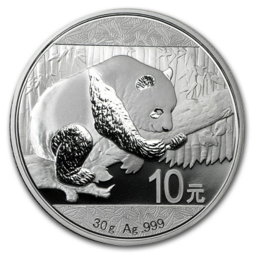 30 Gram zilveren munt Panda 2016