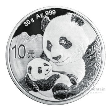 30 Gram zilveren munt Panda 2019