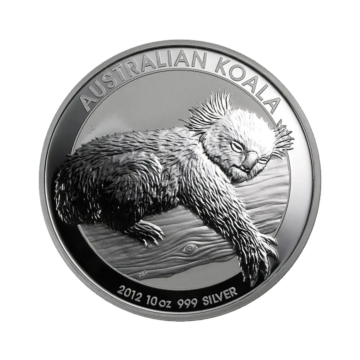 10 troy ounce zilver Koala munt 2012