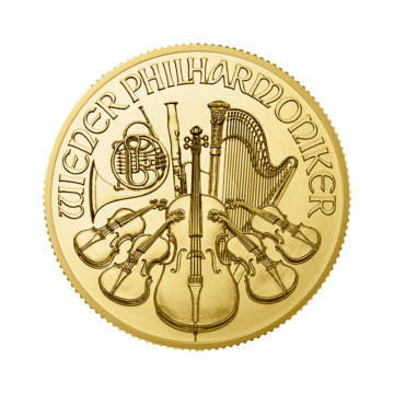 1/2 Troy ounce gouden munt Philharmoniker 2023