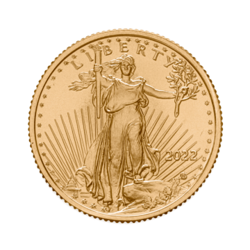 1/4 Troy ounce gouden American Eagle 2022 of 2023