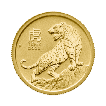 1/4 Troy ounce gold coin Lunar 2022