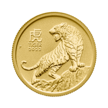 1/4 Troy ounce gold coin Lunar 2022