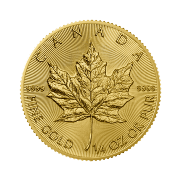 1/4 troy ounce gouden munt Maple Leaf 2023
