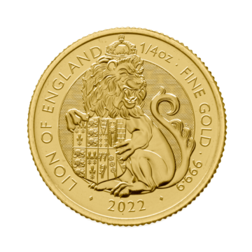1/4 Troy ounce gold coin Tudor Beasts Lion 2022