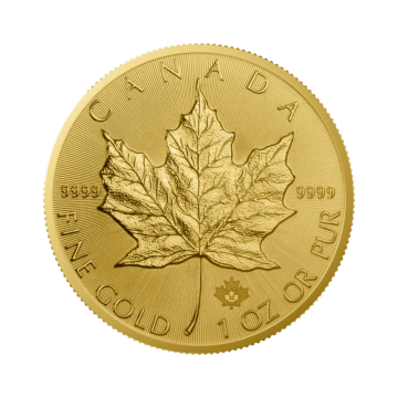 1 troy ounce gouden Maple Leaf munt 2022 of 2023