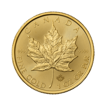 1 troy ounce Gold Maple Leaf 2023