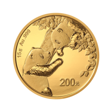 15 gram gold coin Panda 2023