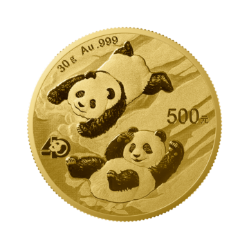 30 Grams gold coin Panda 2022