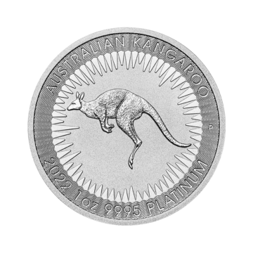 1 troy ounce platinum Kangaroo coin 2022