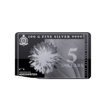 100 gram silver coin bar Silvernote 2023