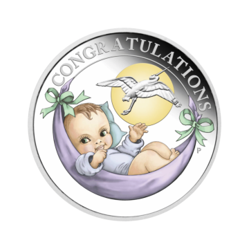 1/2 troy ounce silver Newborn Baby coin 2022