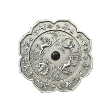 2 troy ounce zilveren munt Ancient Mirror Art 2021