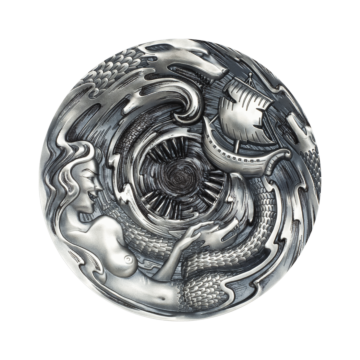 3 troy ounce silver coin Scylla and Charybdis Evil Within 2020