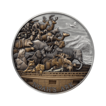5 troy ounce zilveren munt Ark van Noach 2021