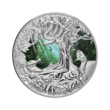5 troy ounce silver coin Daintree Rainforest 2022