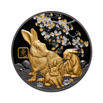 5 troy ounce silver coin Solomon Island Lunar 2023
