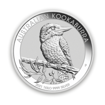 1 Kilo zilveren munt Kookaburra 2021