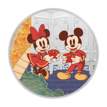 1 Troy ounce zilveren munt Disney Lunar jaar van de muis - Lang leven 2020