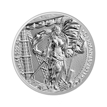 1 Troy ounce zilveren munt Germania 2021