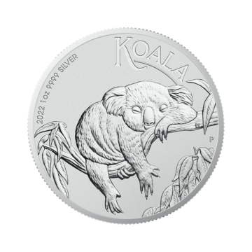 Koala 2022 zilveren munt 1 troy ounce