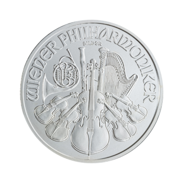 1 Troy ounce silver Philharmonic coin