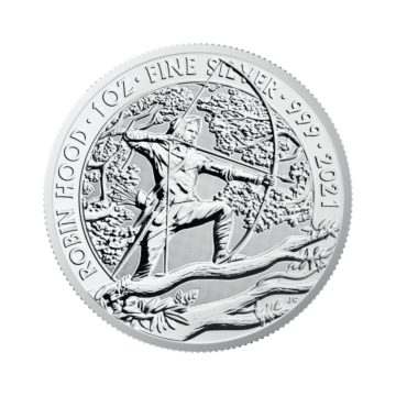 1 troy ounce silver coin Robin Hood 2021