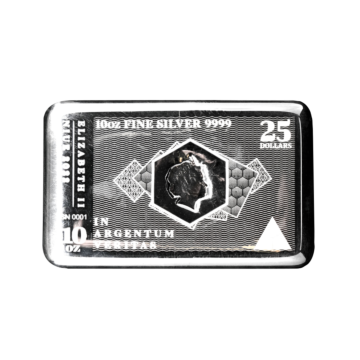10 troy ounce silver coin bar Silvernote 2022