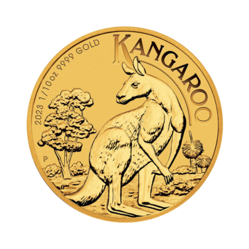 1/10 troy ounce gold coin Kangaroo 2023
