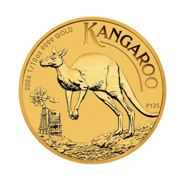 1/10 troy ounce gold coin Kangaroo 2024