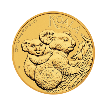 1/10 troy ounce gold Koala coin 2023