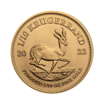 1/10 Troy ounce gouden Krugerrand munt 2022