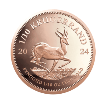1/10 troy ounce gold Krugerrand coin 2024 proof