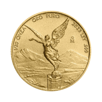 1/20 troy ounce golden coin Mexican Libertad 2023
