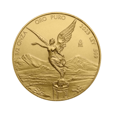 1/2 troy ounce golden coin Mexican Libertad 2023