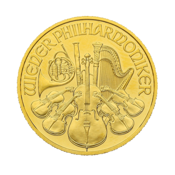 1/4 Troy ounce gold coin Philharmonic