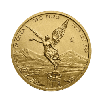 1/4 troy ounce golden coin Mexican Libertad 2023