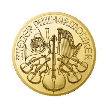 1 troy ounce gouden Philharmoniker 2022 of 2023