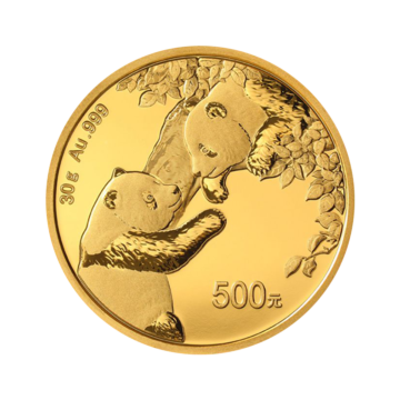 30 gram gold coin Panda 2023