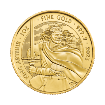 1 troy ounce gouden munt King Arthur 2023