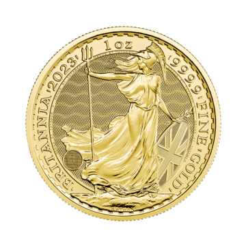 1 troy ounce gold Coronation Britannia coin 2023