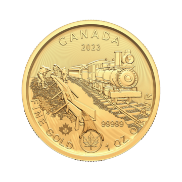 1 troy ounce golden coin Klondike - Gold Rush 2023